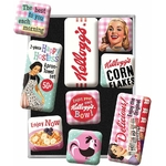 set de magnets kelloggs nostalgic art
