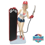 stop-trottoir pin-up XL en résine avec ardoise