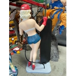 stop-trottoir pin-up et ardoise en résine XL