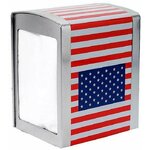 distributeur de serviettes de table drapeau américain