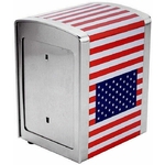 distributeur de serviettes de bistrot drapeau USA