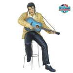 statue en résine elvis presley à la guitare