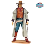 statue en résine d'un cowboy américain