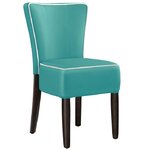 chaise de salle à manger rétro Utah turquoise