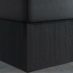 pouf de cuisine vintage noir