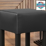 tabouret de bar rétro en vinyle de qualité professionnelle
