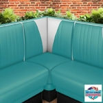 banquette dangle de salle à manger rétro 50s