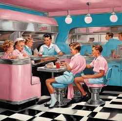 meubles de cuisine des années 1950
