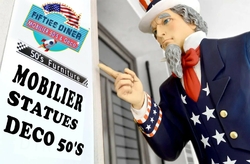 statues américaines en résine pour restaurants et commerces