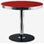 table ronde vintage de terrasse san francisco ronde rouge fraise