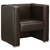 fauteuil club américan Diner vinyle marron