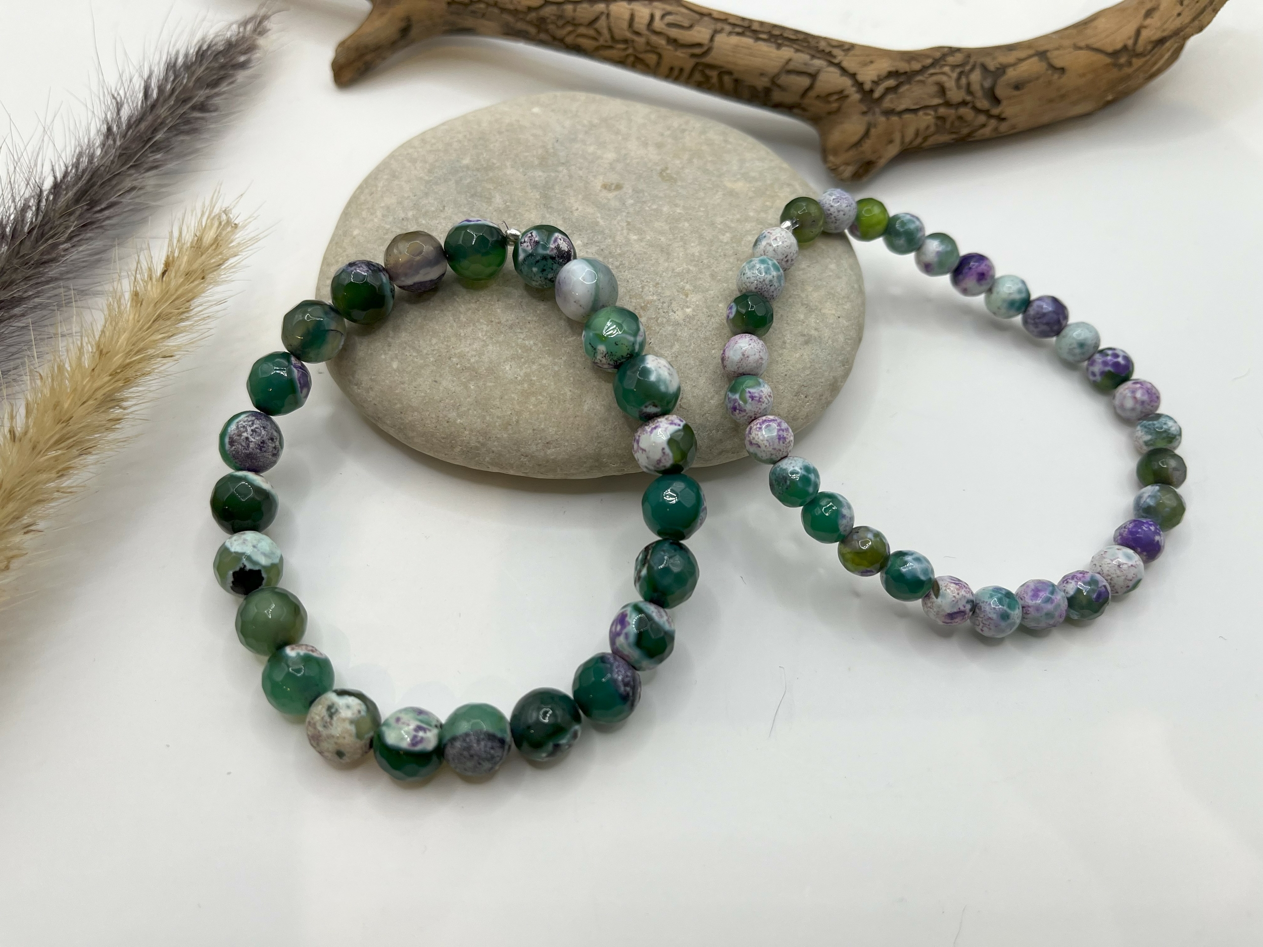Agate Purple Green
