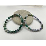 Agate Faceté Purple Green 4