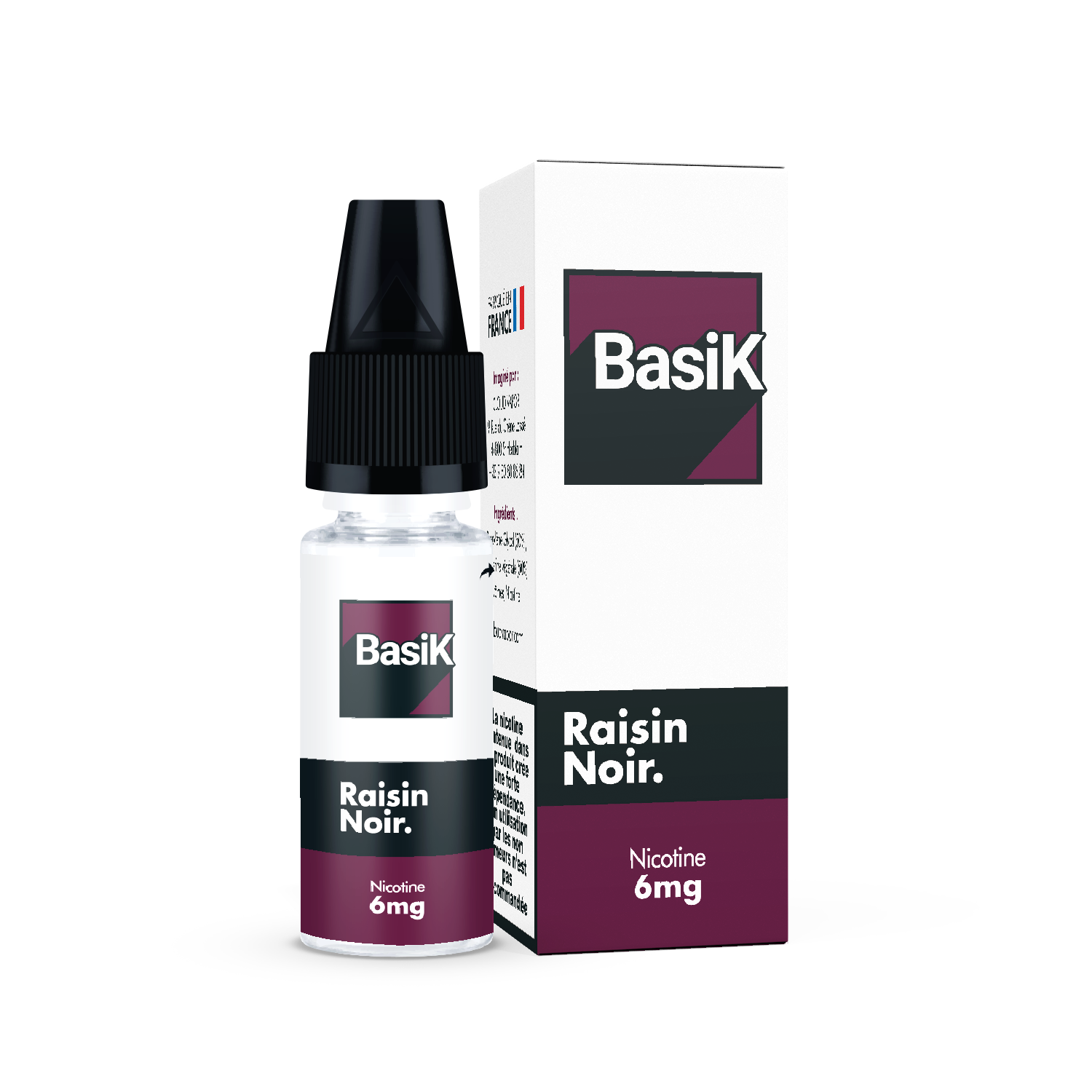 Raisin Noir 20mg (Sel de nicotine) 10ml - Cloud Vapor