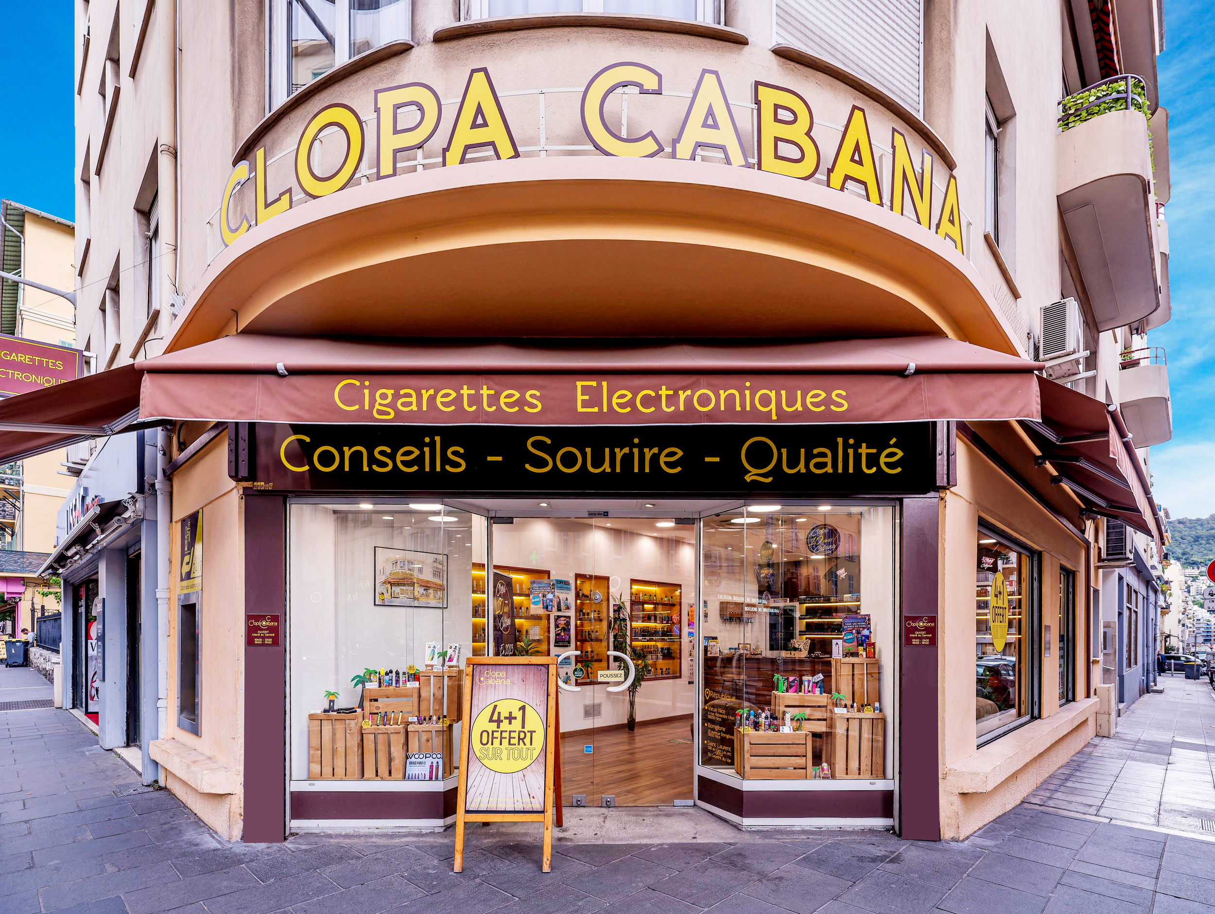 Boutiques de cigarettes électroniques à Nice et St-Laurent