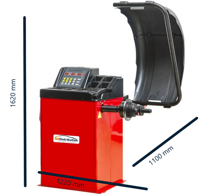 dimensions-equilibreuse-de-roue-semi-automatique