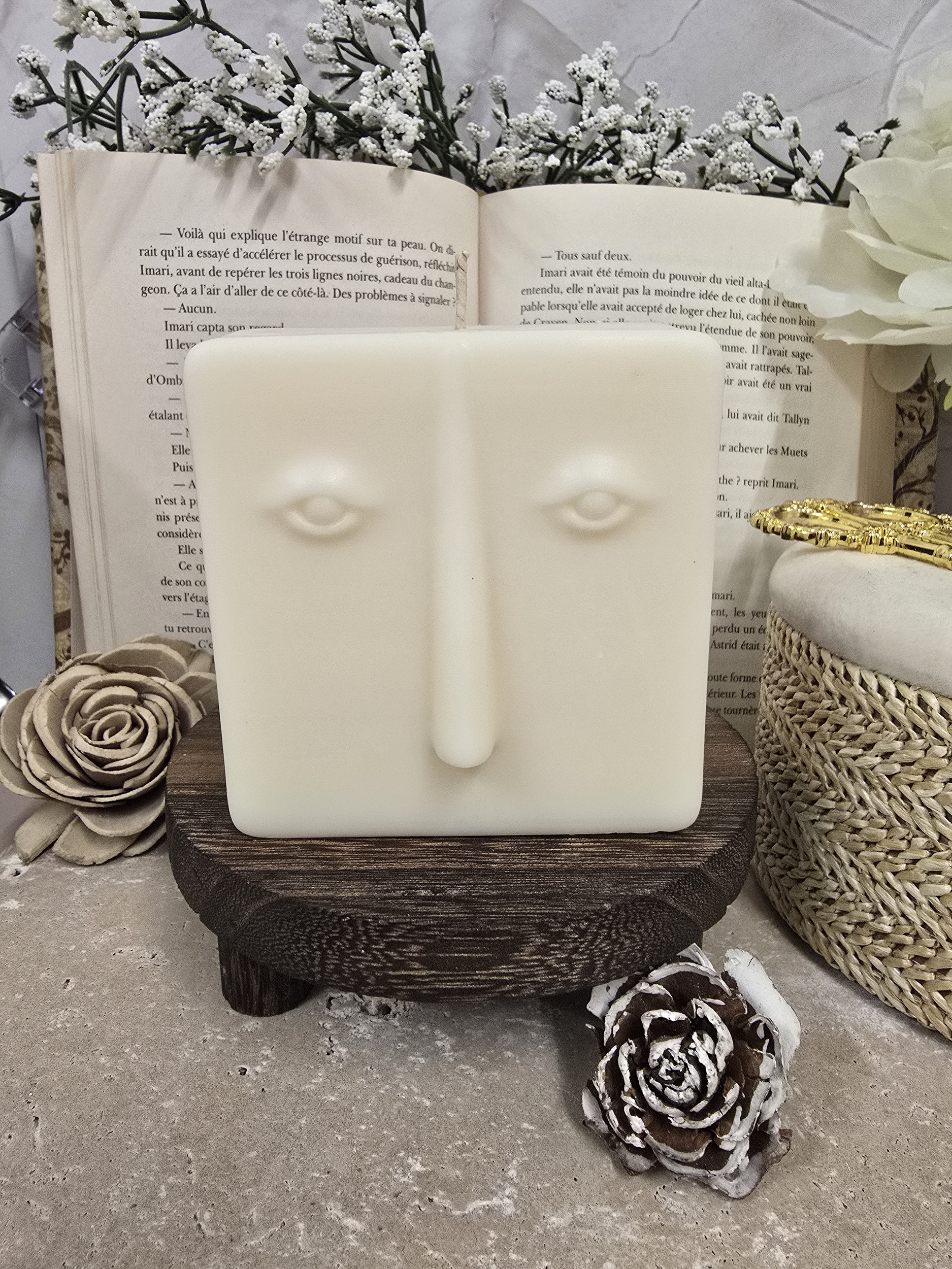 La statue visage