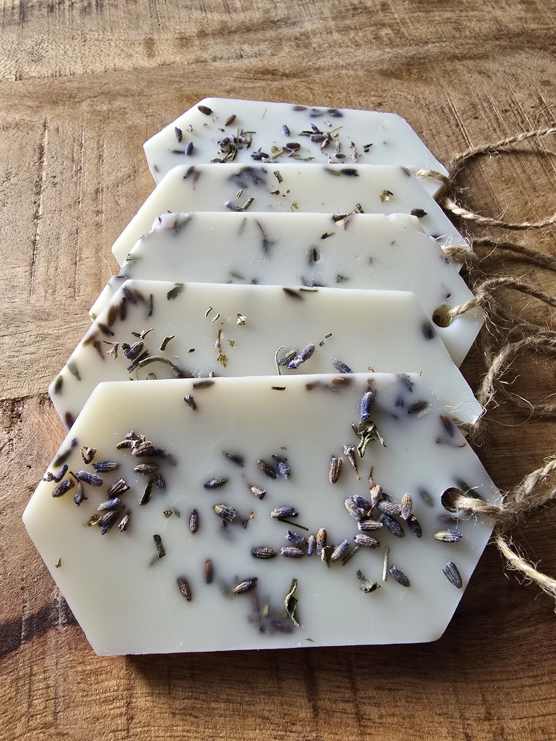 Suspension parfumé Fleur de coton hexagone