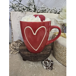 bougie coeur rouge1