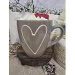 bougie coeur gris1