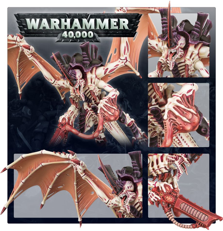Tyran Des Ruches Warhammer 40k - Figurine Plastique Tyranides - Occasion