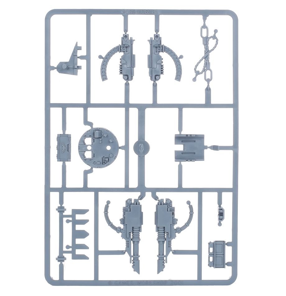 Warhammer 40K Space Marines: 2 Lanciafumo Per Rhino/Razorback (Pezzi Sciolti, Nuovi)