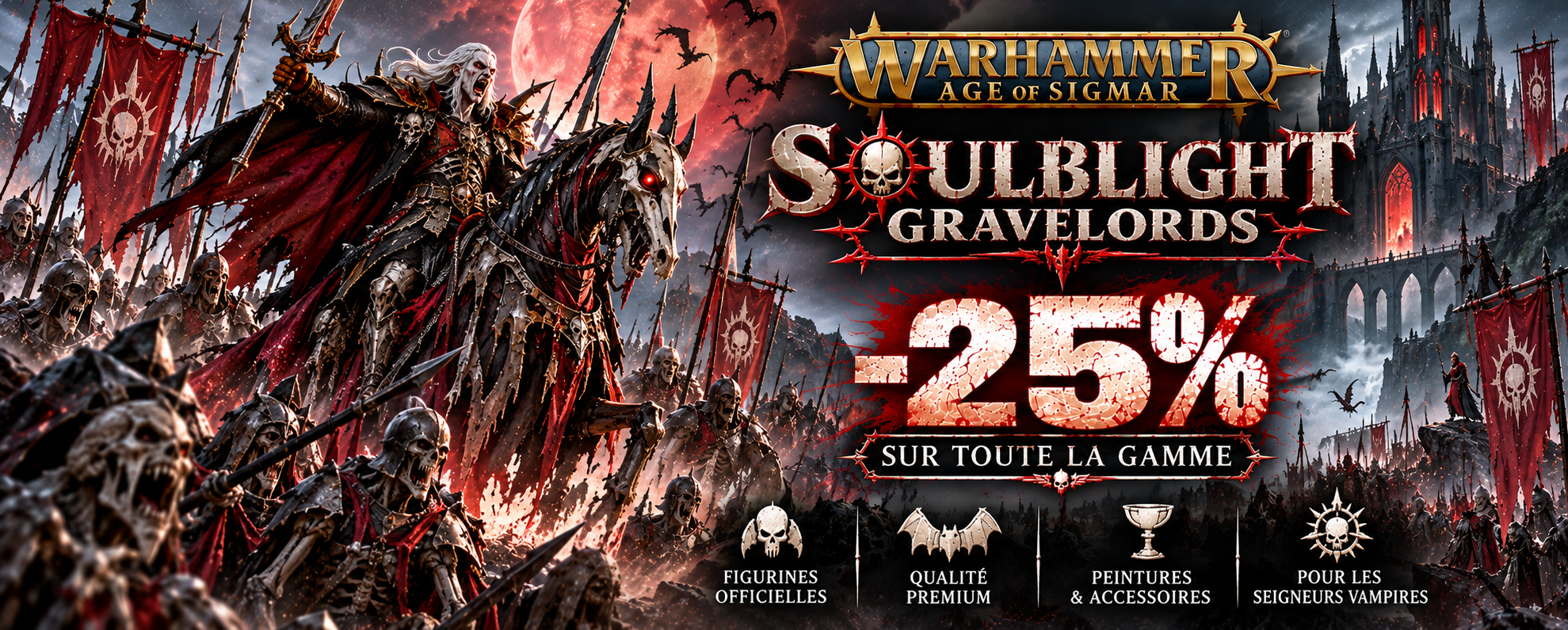 banniere gothique des seigneurs vampires