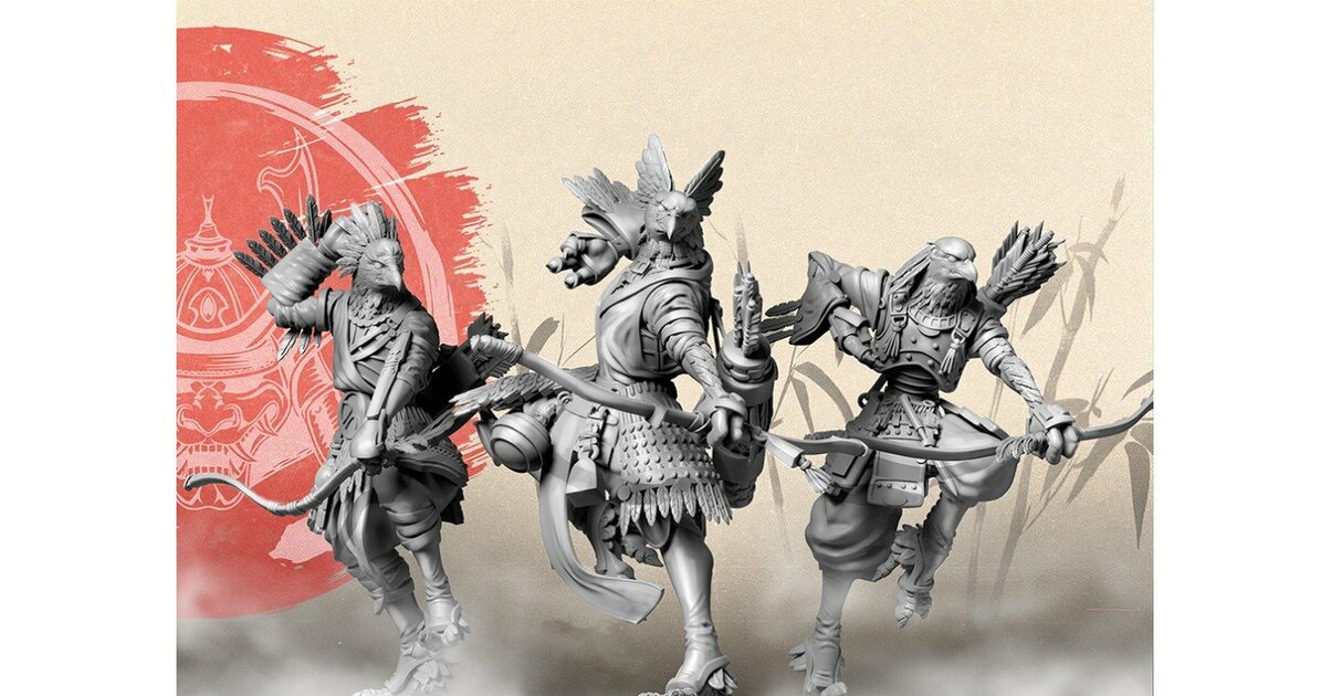 Yoroni: Tengu Ayakashi Conquest – Para Bellum Miniature For 'Conquest' Wargame