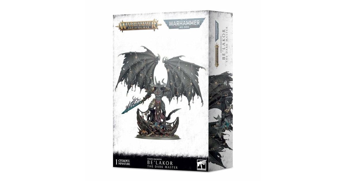 Games Workshop - Be'Lakor Le Maître Noir - Armée Slaves To Darkness - Age Of Sigmar