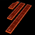 pack-jauges-de-combat-3-6-9-orange-fluo