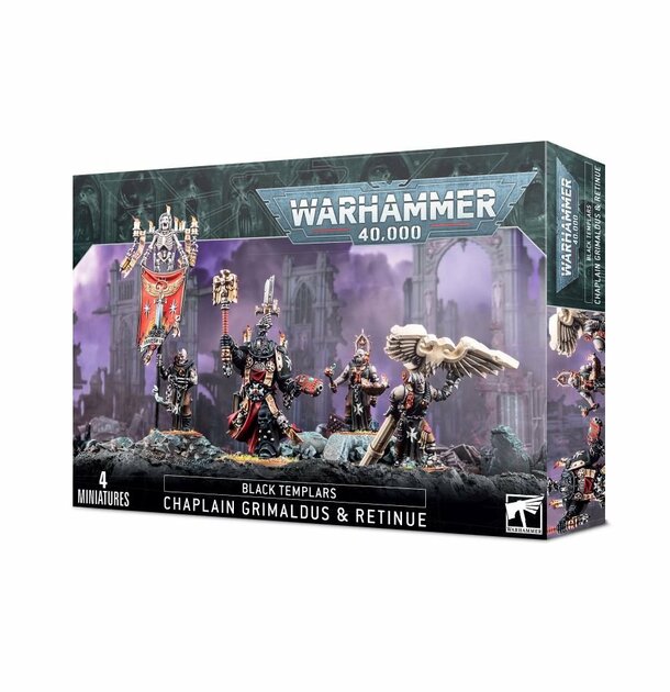 Warhammer 40K: Servitore Icona Di Grimaldus - Templari Neri Space Marines - Foto 2
