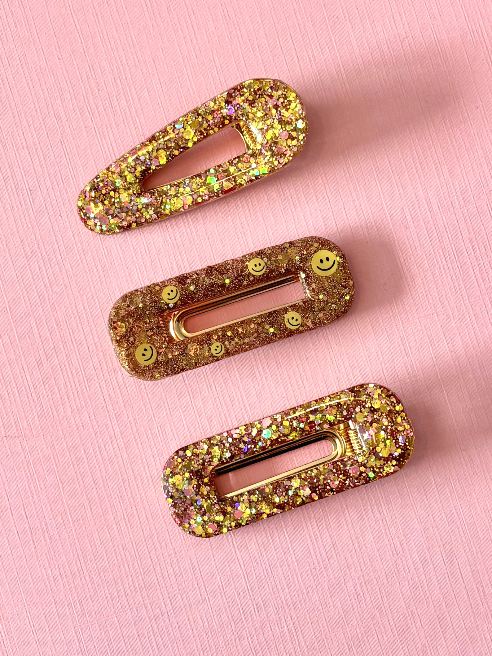 Barette trio bling bling