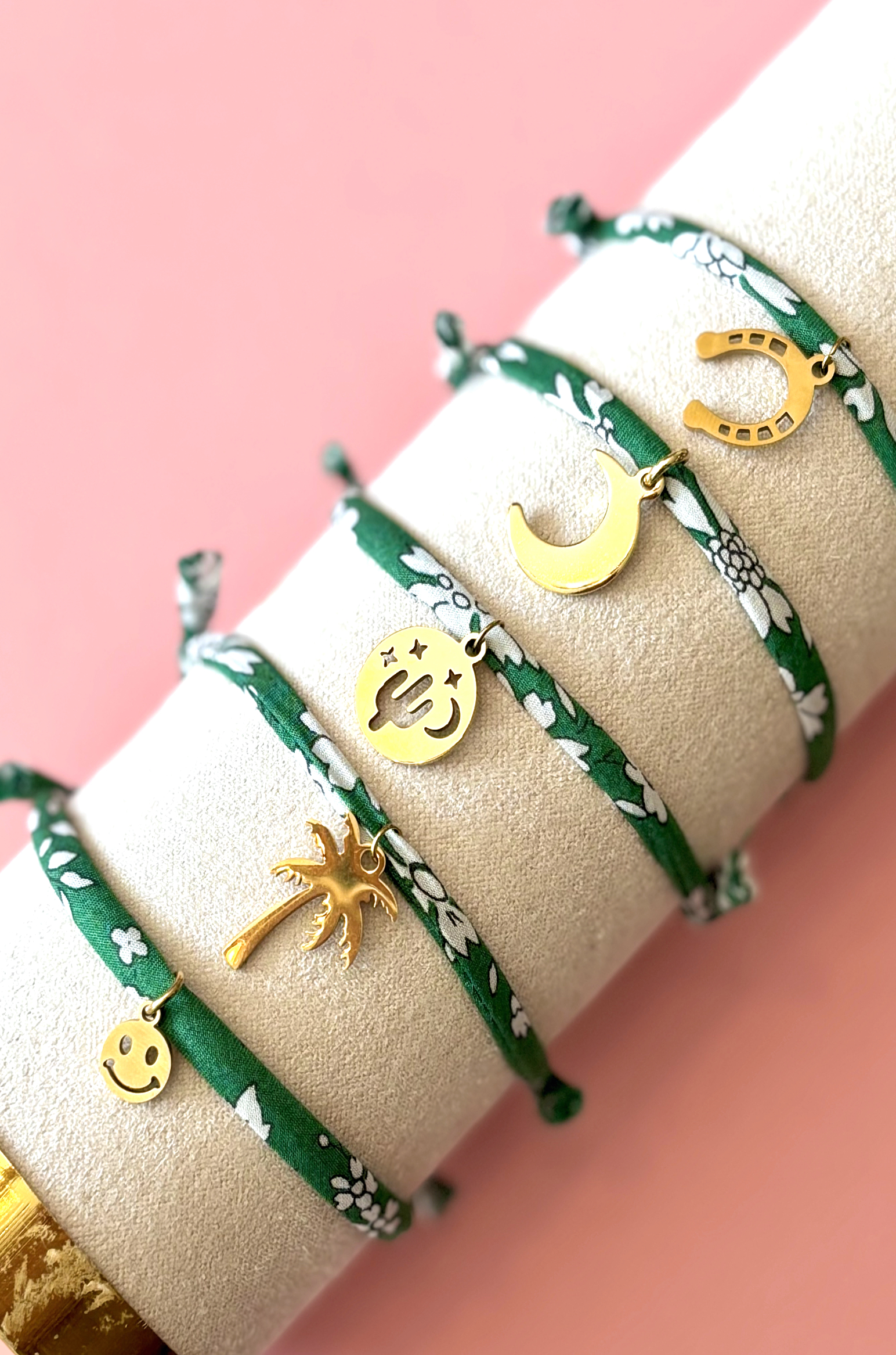 Bracelet thème vert