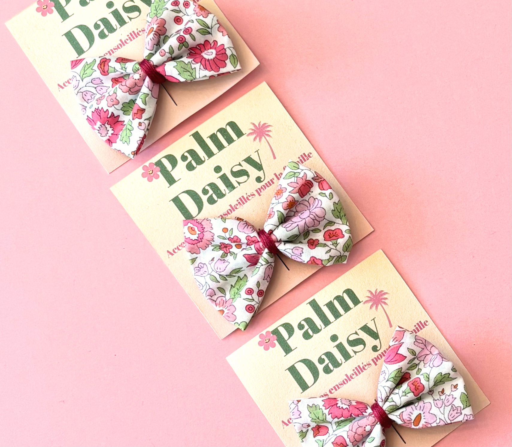 Barrette trio Kiss From a Rose