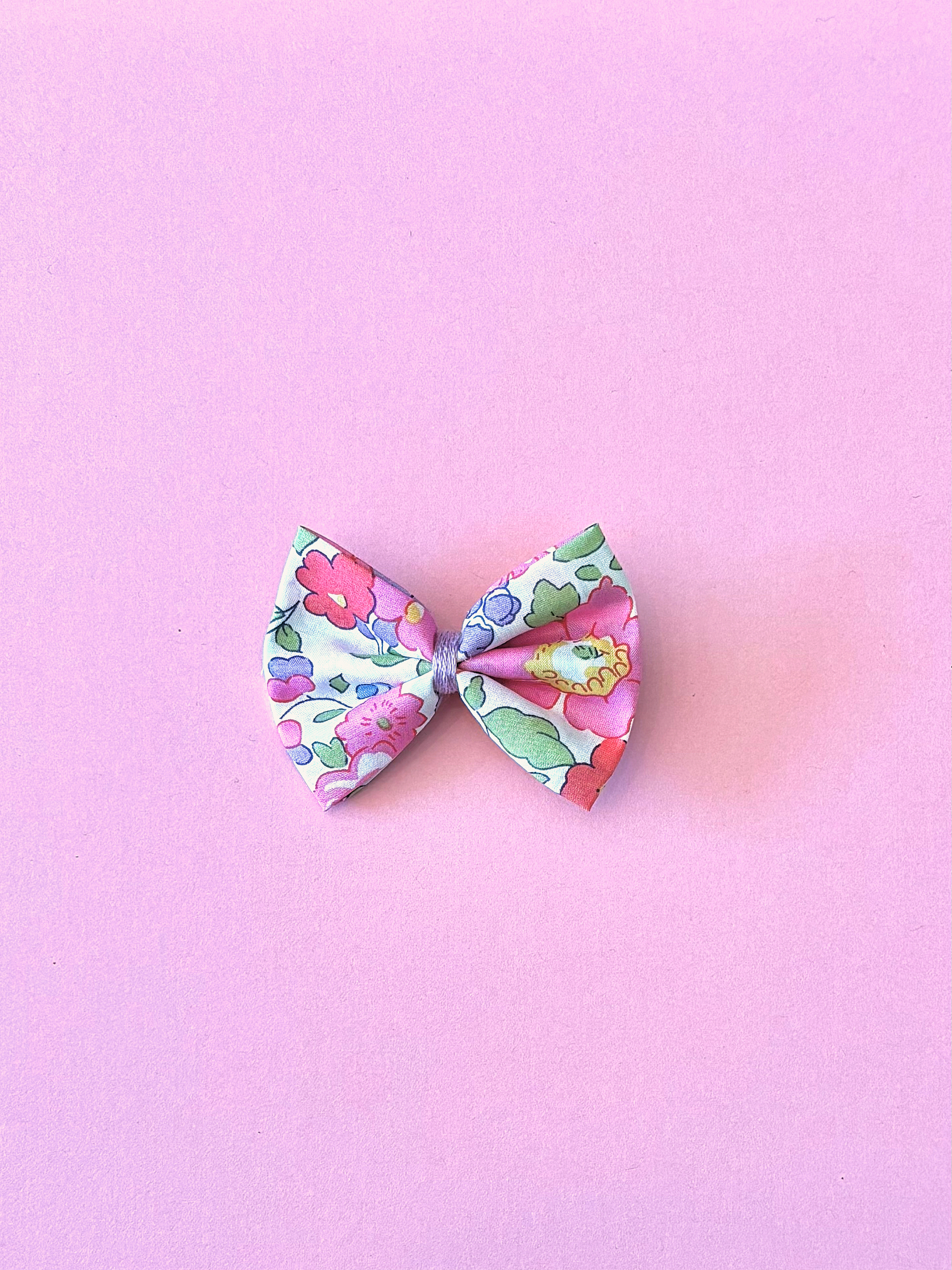 Barrette noeud Betsy Pretty in Lavande