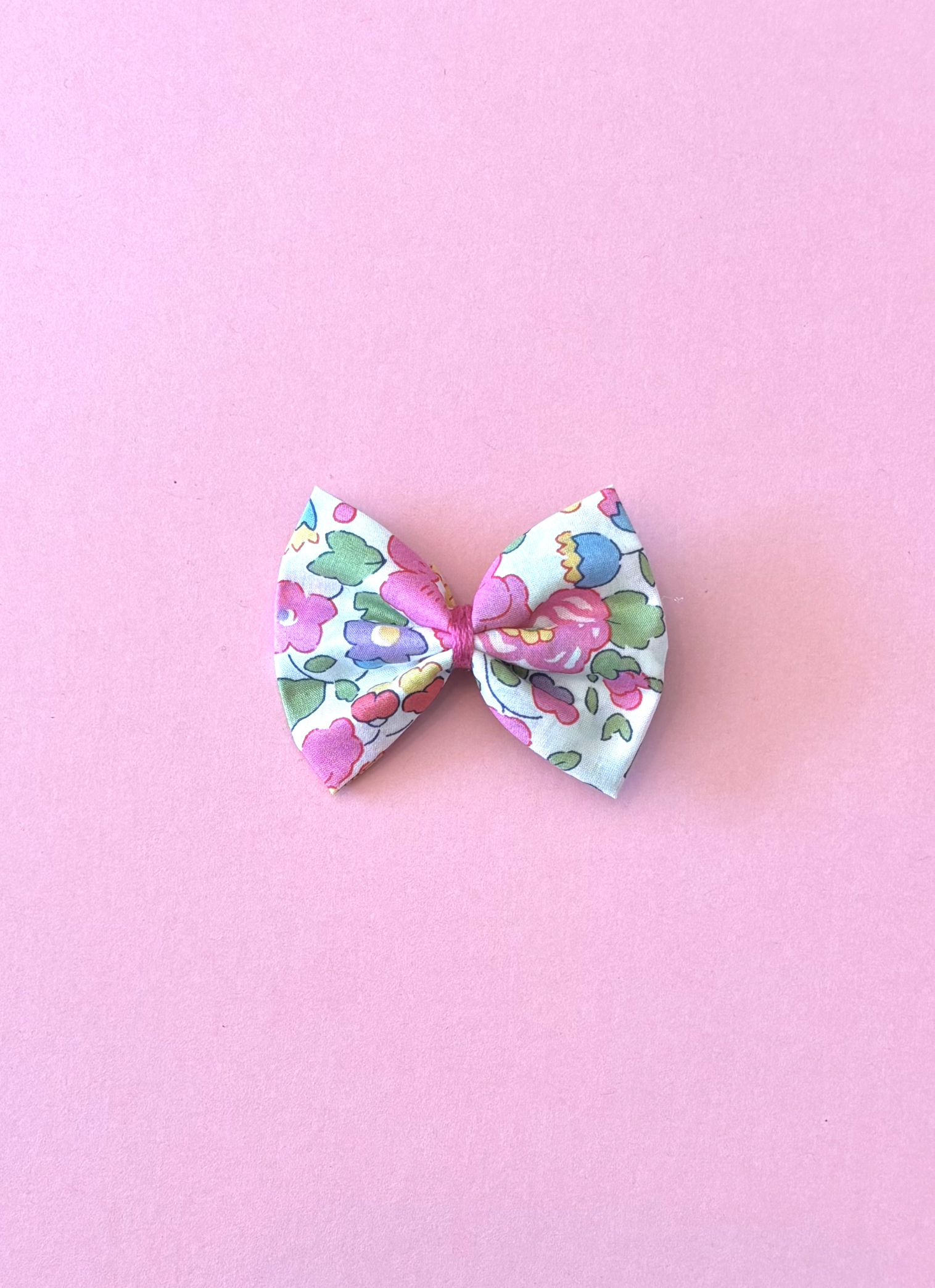 Barrette noeud Pretty in Pink