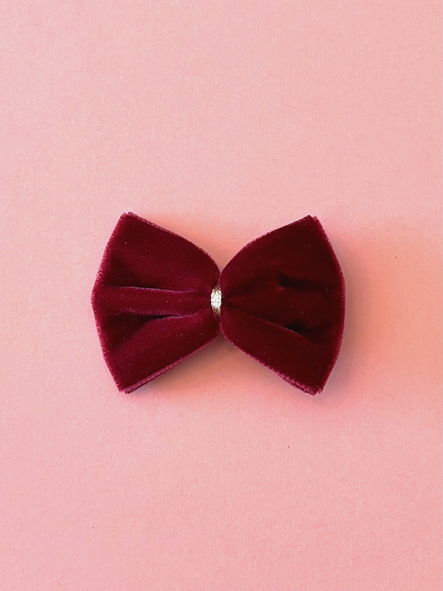 Barrette noeud Red Velvet