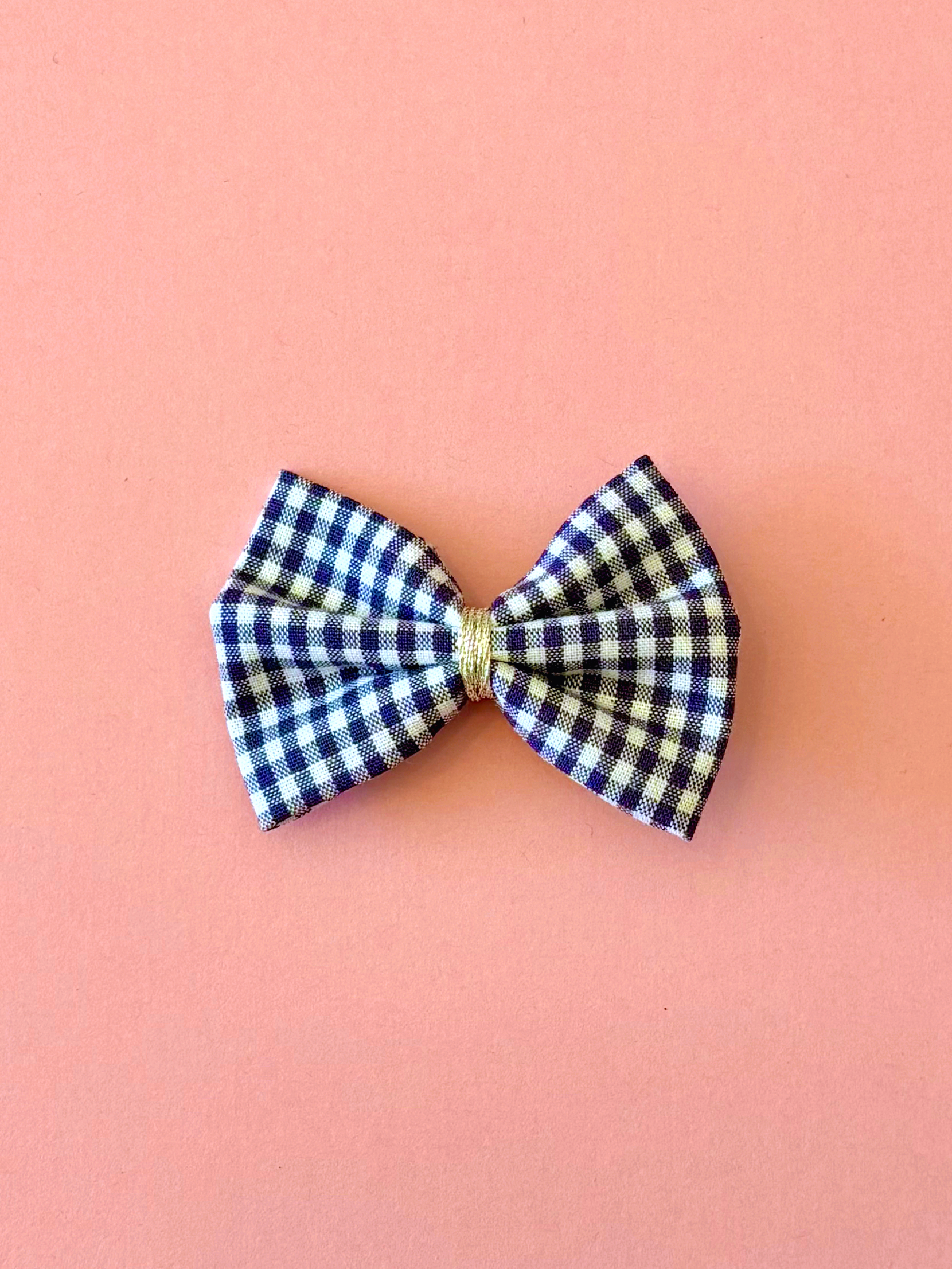 Barrette noeud Navy Blue