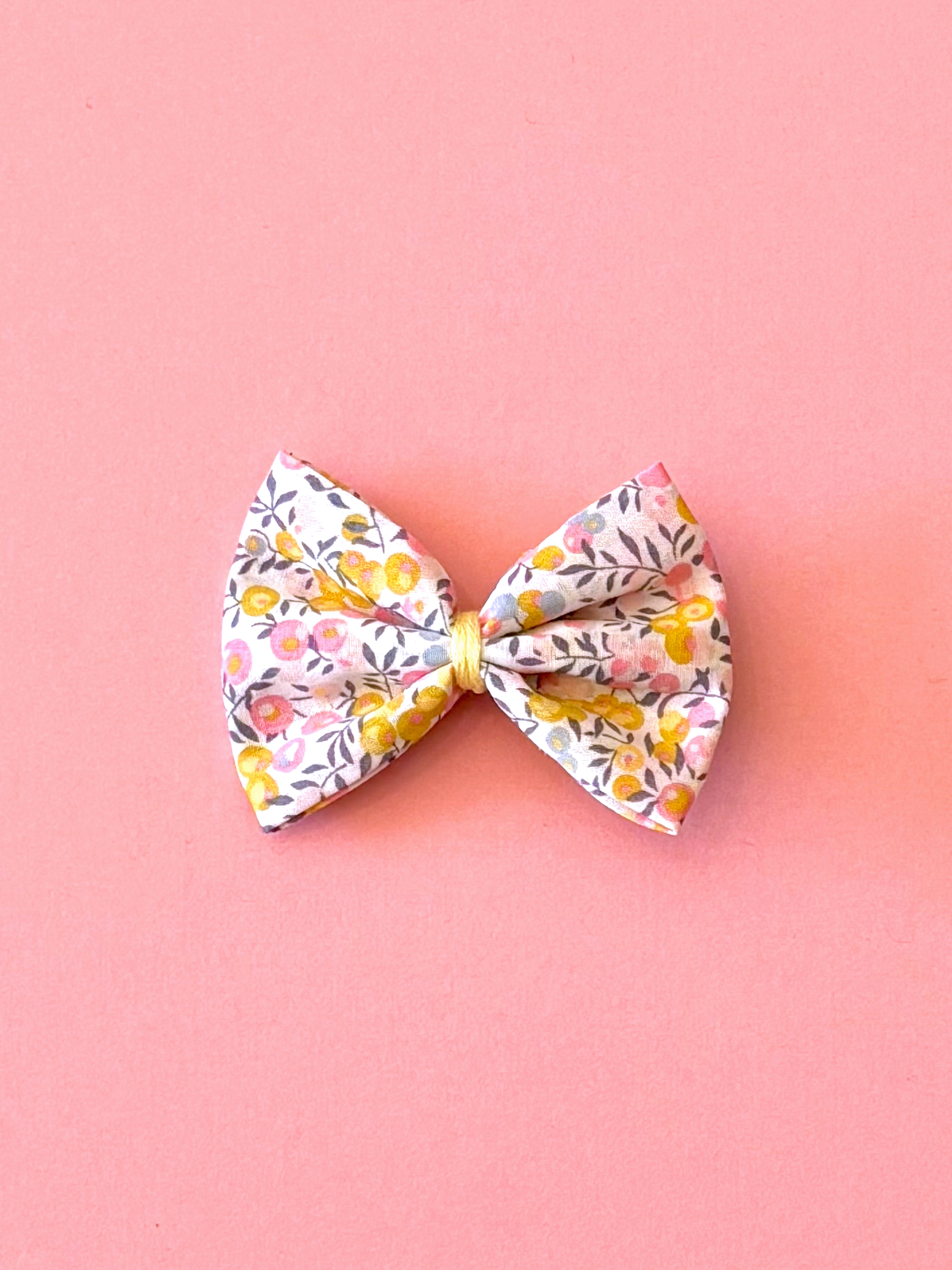 Barrette noeud Yellow Daisies