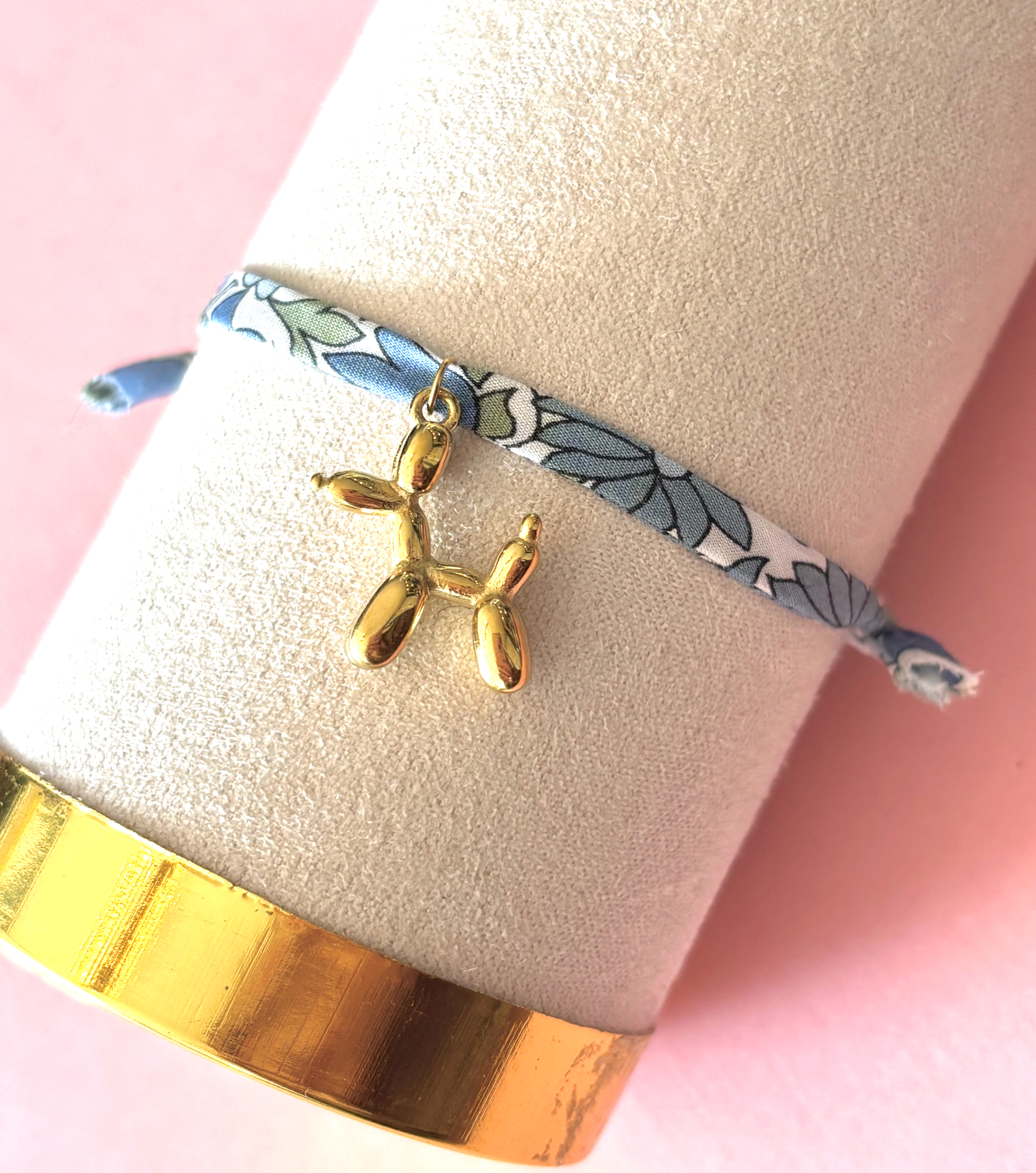 Bracelet en liberty Puppy Pop