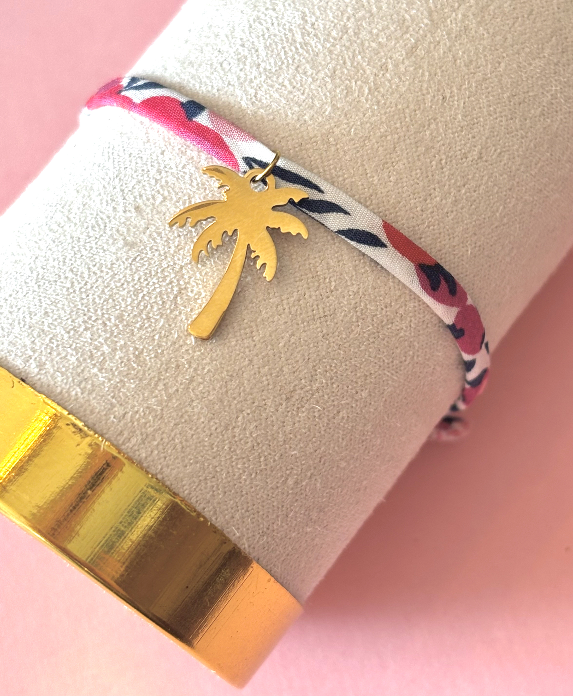 Bracelet en Liberty Raspberry Palm