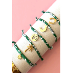 Bracelet thème vert