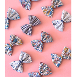 Barrette noeud multi bleu