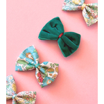 Barrette noeud multi vert