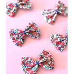 Barrette noeud multi Scarlet Begonias