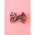 Barrette noeud Scarlet Begonias