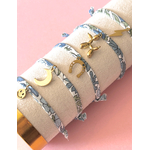 Bracelet en liberty multi bleu