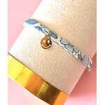 Bracelet en liberty Smiley Bloom