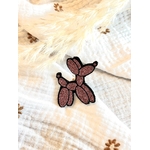 chien ballon rose
