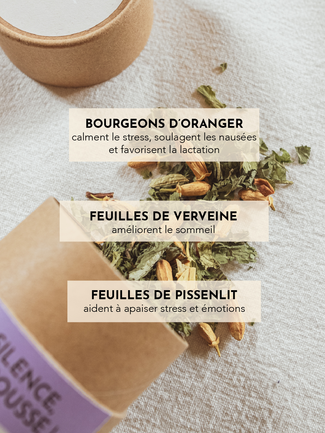 Tisane Silence ca pousse-sommeil - nausée - grossesse - allaitement- 02